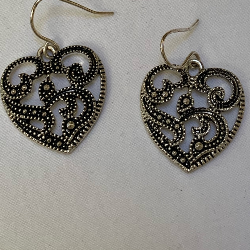Marcasite hearts!